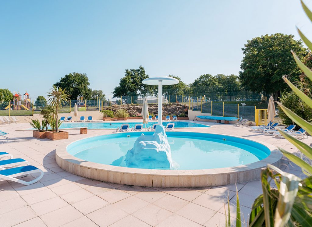 Pataugeoire du camping La Hallerais