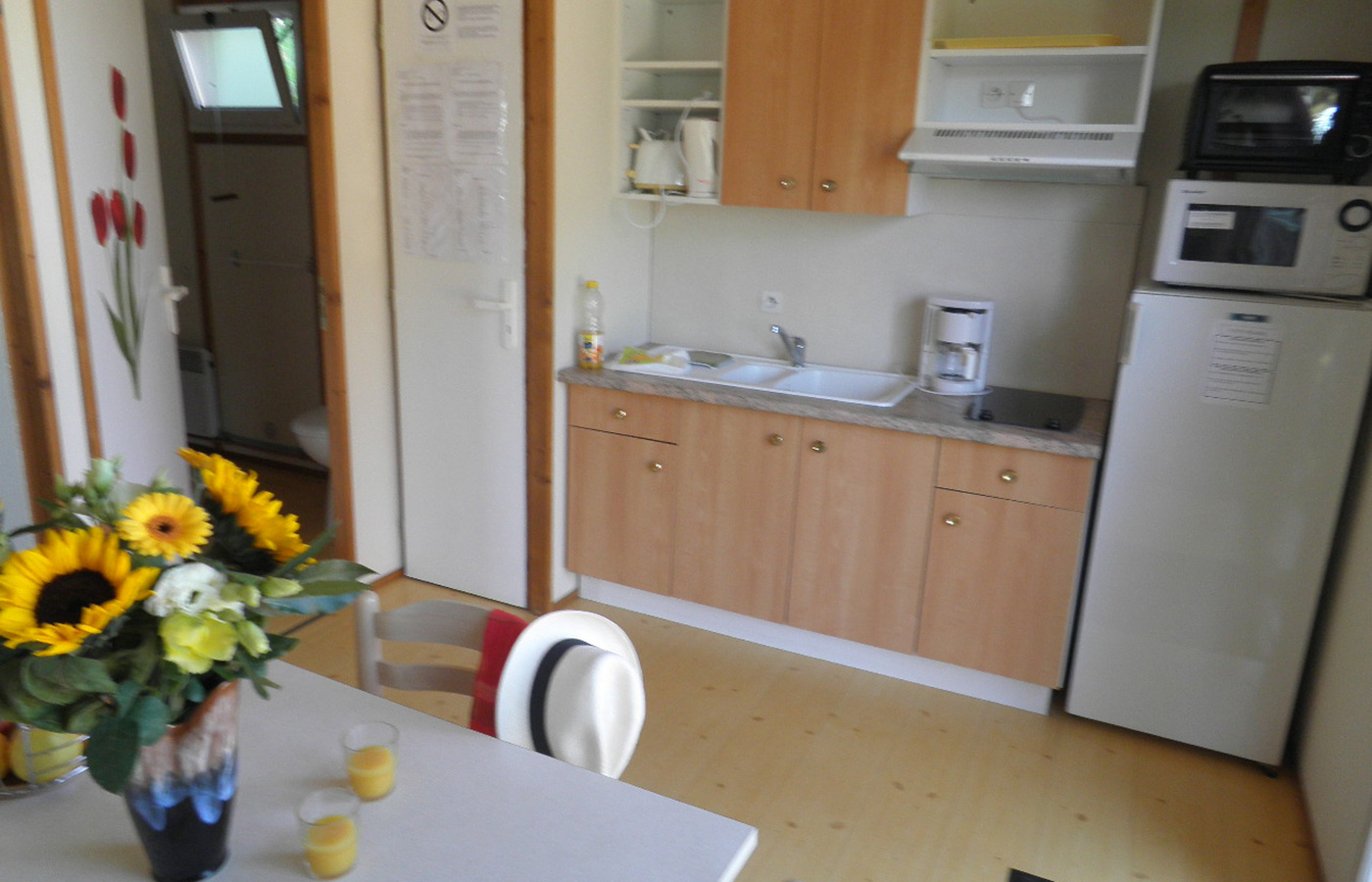 cuisine adaptée PMR location chalet en Bretagne