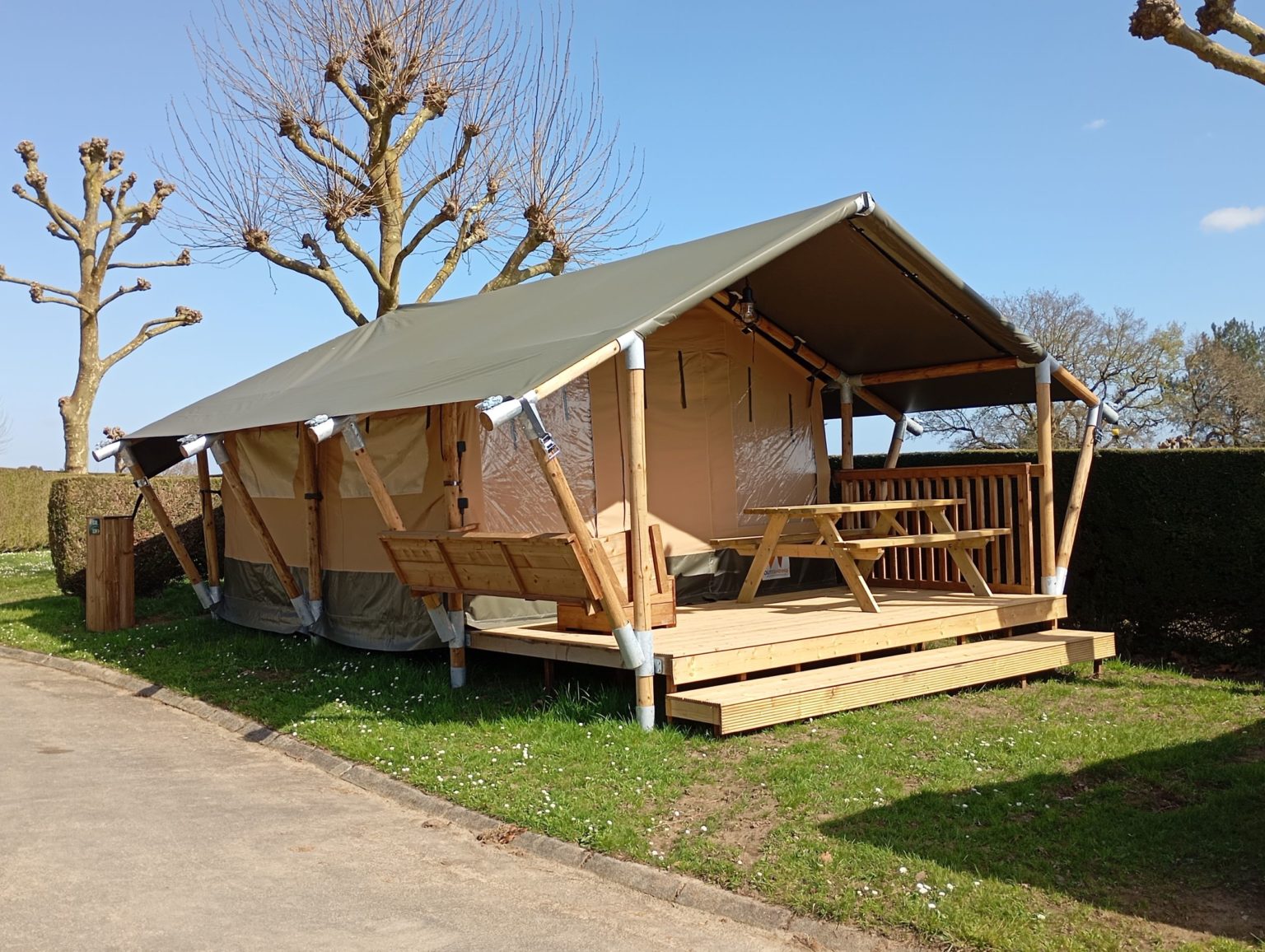 location tente lodge cotes d'armor bretagne