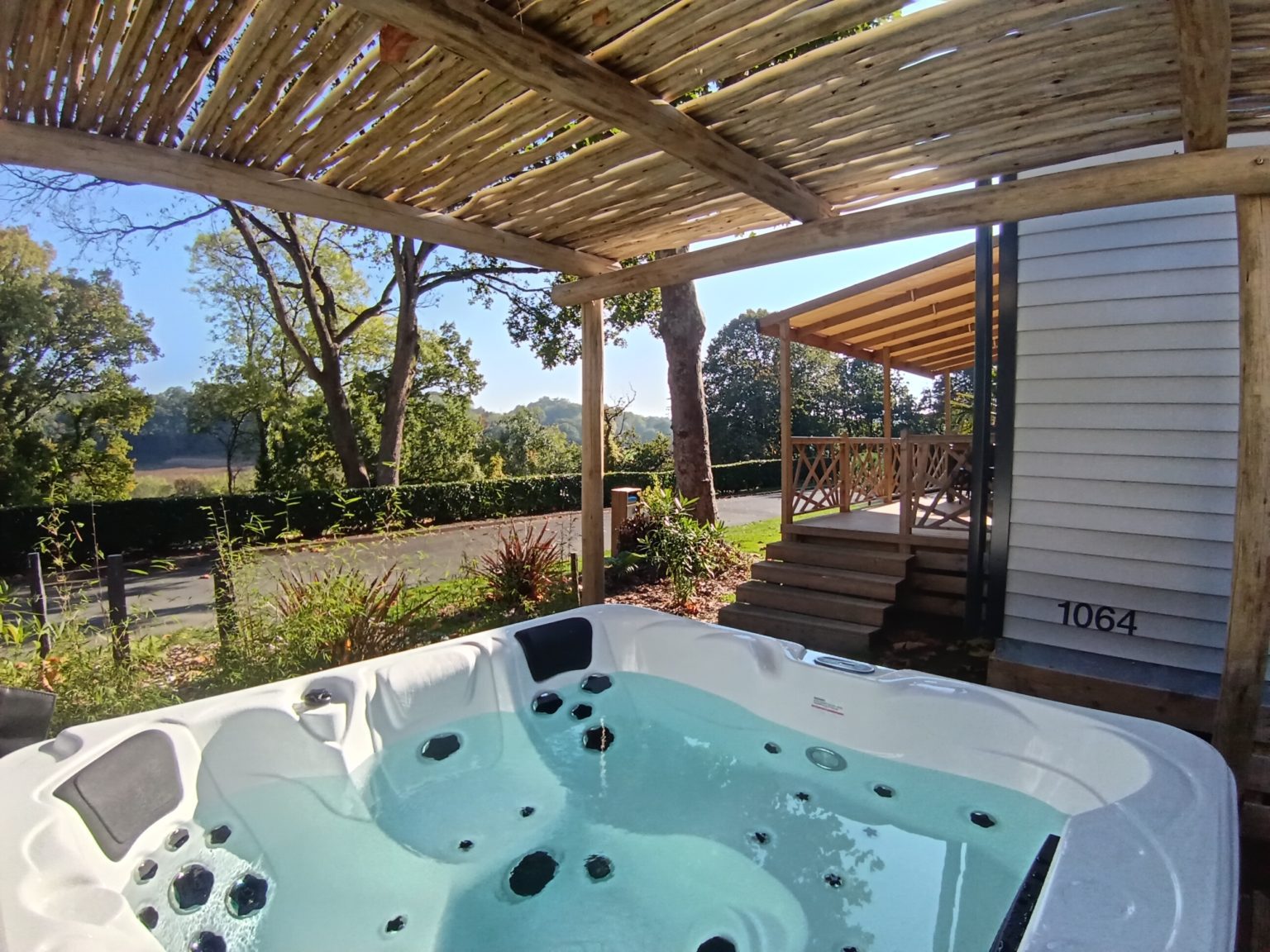 location mobil home avec jacuzzi privatif cotes d'armor
